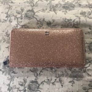 Pink Glitter Kate Spade Wallet